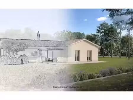 terrain avec maison neuf à vendre