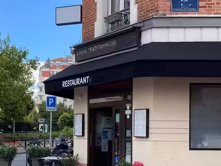 fond de commerce restaurant 76m² – restaurant/bar – licence iv – à 5 min de paris – boulog