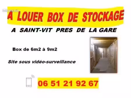 location box de stockage à saint-vit
