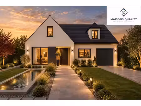 terrain avec maison neuf à vendre