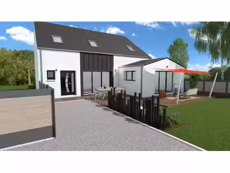 terrain avec maison neuf à vendre