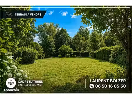 terrain 670 m² haux