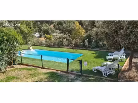 maison meublée 90 m² avec 3 chambres  terrasse et piscine