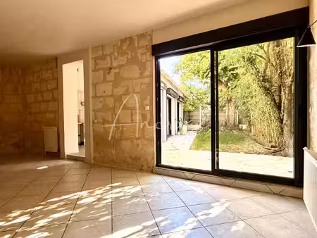 nansouty / barriere de toulouse duplex 3 ch avec jardin