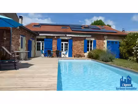 carcans - belle maison familiale de 245 m² avec piscine et grand terrain. benoît trement -