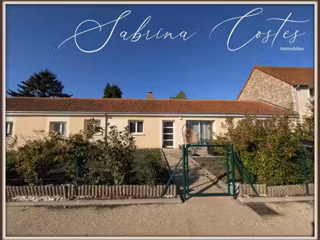 la chapelle-réanville – maison de plain-pied 3 pièces – 66 67 m² – jardin – terrasse – 2 s