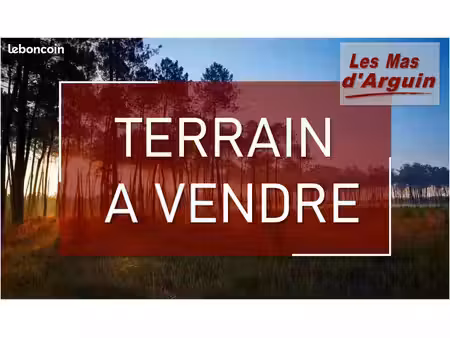 terrain à bâtir de 485 m² à gujan-mestras (33)