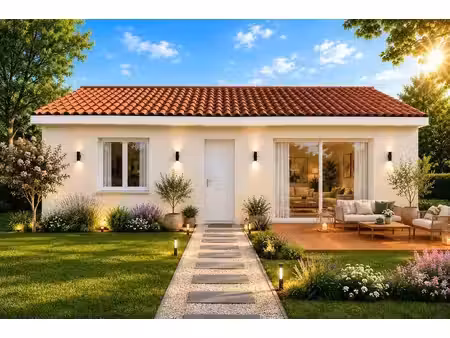 terrain avec maison neuf à vendre