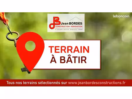 terrain à bâtir de 722 m² à castandet (40)