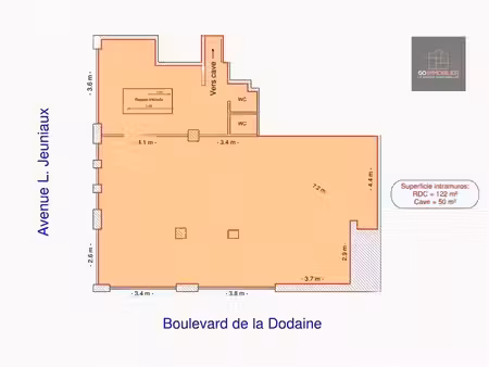 surface commerciale/bureaux avec grande visibilité !