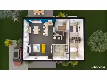 maison 4 pièces 80 m²