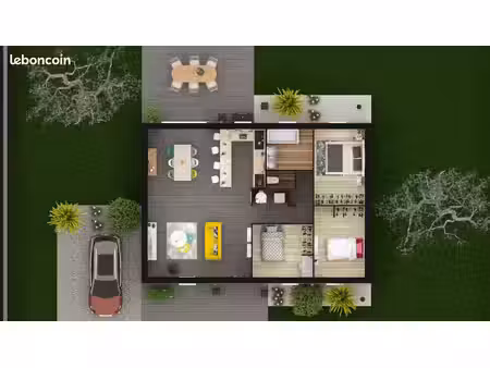 maison 4 pièces 80 m²