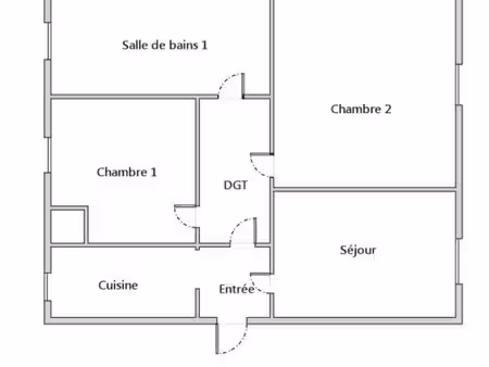 t3 48 19 m² – 2 chambres – 2 parkings – jardin collectif – goussainville