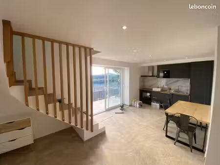 a louer t3 meubles  75 m² avec balcon et jardin
