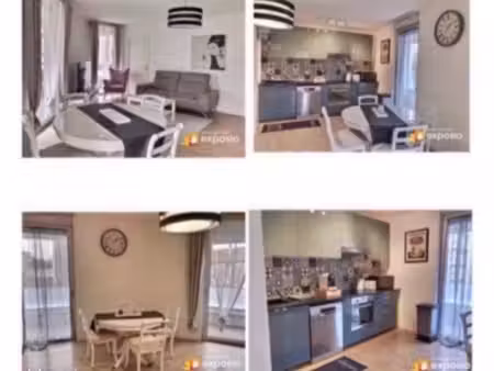 f3 meublé – 60 m² + grand balcon 18 m² + parking – résidence calme et récente - gennevilli