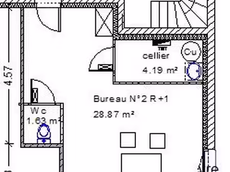 bureaux de 35 m2 a louer a saubrigues