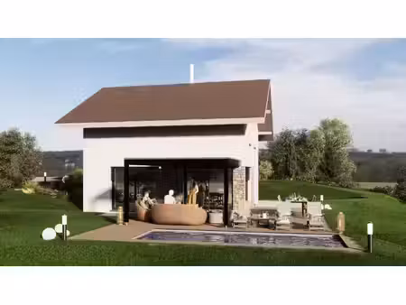 terrain avec maison neuf à vendre