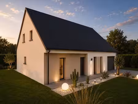 terrain avec maison neuf à vendre