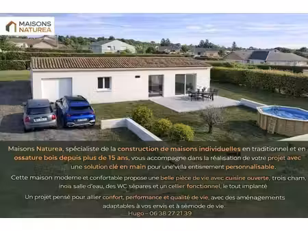 terrain avec maison neuf à vendre