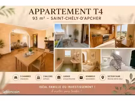 appartement + garage