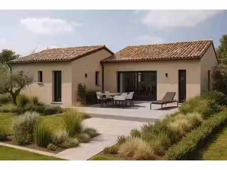 terrain avec maison neuf à vendre