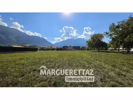 terrain - st pierre en faucigny - vue et ensoleillement -
