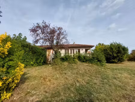 maison avec sous-sol et joli terrain
