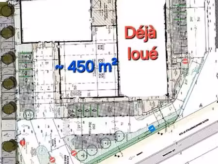 cellule commerciale 450 m² – chaumont – à louer