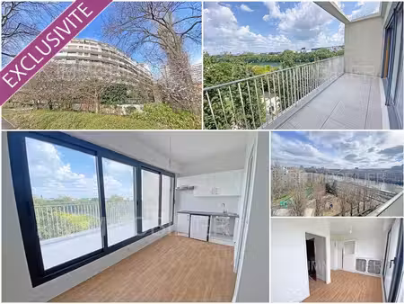 appartement boulogne billancourt - 1 pièce(s) - 17.10 m2 + parking + terrasse privative