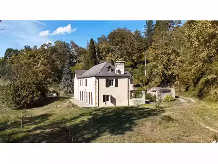 aubertin – maison ancienne 165 m²  grange et 10 hectares attenants – vue pyrénées