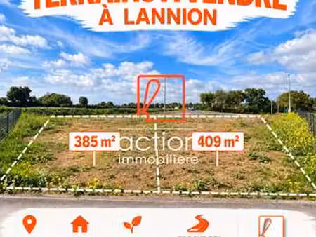 vente terrain à lannion (22300) : à vendre / lannion