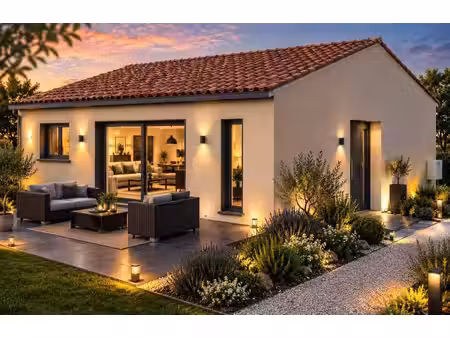 terrain avec maison neuf à vendre