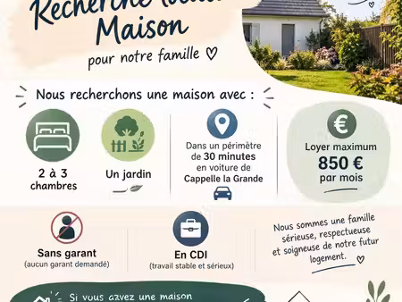 recherche maison en location