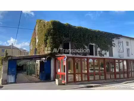 maison 270m² fort potentiel  bar  veranda cour  garage et jardin