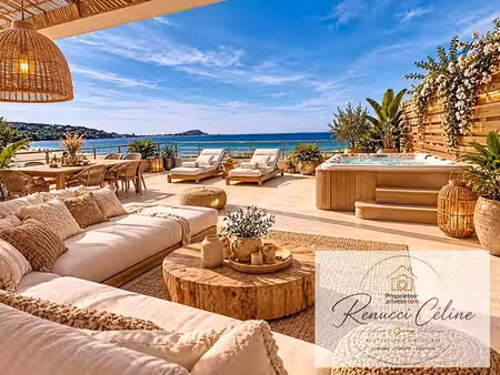 prestige & exception à agosta plage  t3 sur l'eau
