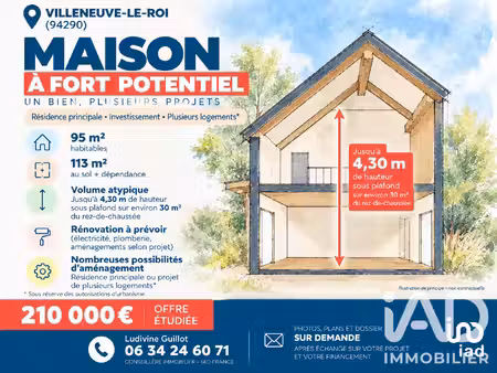 vente maison/villa 4 pièces