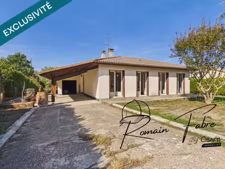 maison de 90m2 de plain pied avec garage et belle parcelle