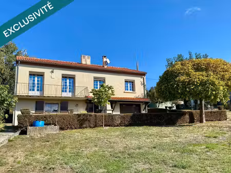 maison de plain pied avec sous-sol et terrain attenant