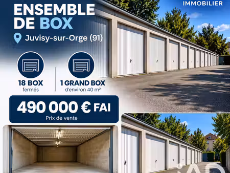 vente garage 265 m²