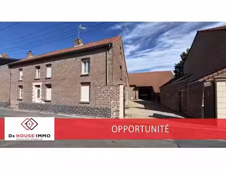 ensemble immobilier : 2 maisons - hangar 200m² - dépendance à raismes