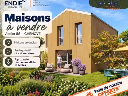 vente maison 4 pièces 88 m² à chenove (21300)  259 000 €