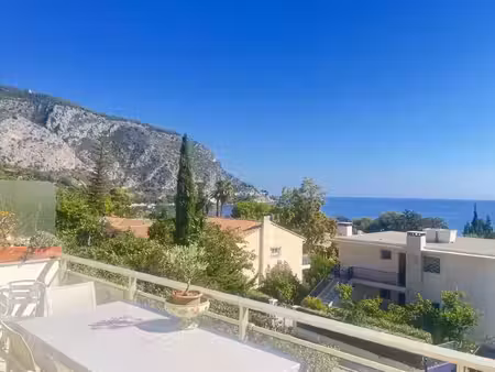 eze bord de mer  duplex 4 pièces  vue mer