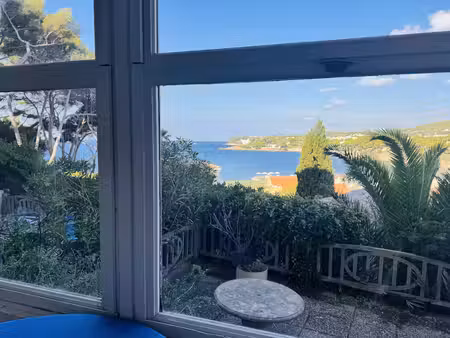 appartement t2 possibilité t3 avec terrasse vue mer  centre ville port et plage à pied pla