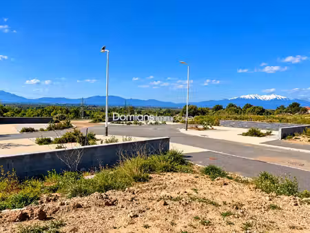 a vendre - perpignan sud- terrain constructible