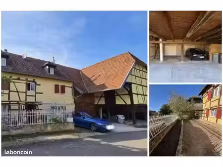 f3 rénové à neuf 65 m² (80 m² sol) à novillard – terrasse  garage + parking  poêle à granu