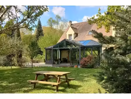 fontenay-lès-briis maison 8 pièces 4 chambres  bureau  véranda  terrasse en bois et grand 