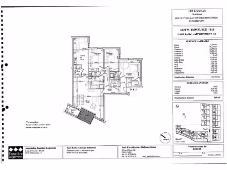 appartement meaux 4 pièce(s) 111.75m2