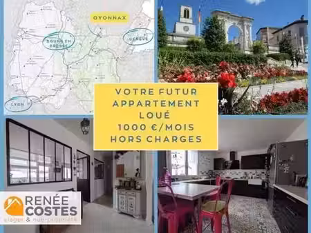 vente appartement 5 pièces 110 m² à oyonnax (01100)  187 245 €