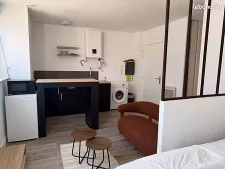 studio meublé 24 m² – coin nuit séparé – quartier merville nouvelle ville - très proche de