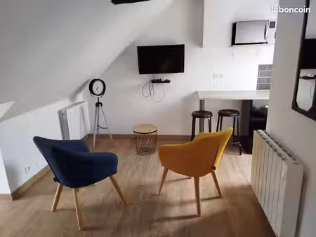 studio meublé rénové – dinan/léhon  proche leclerc